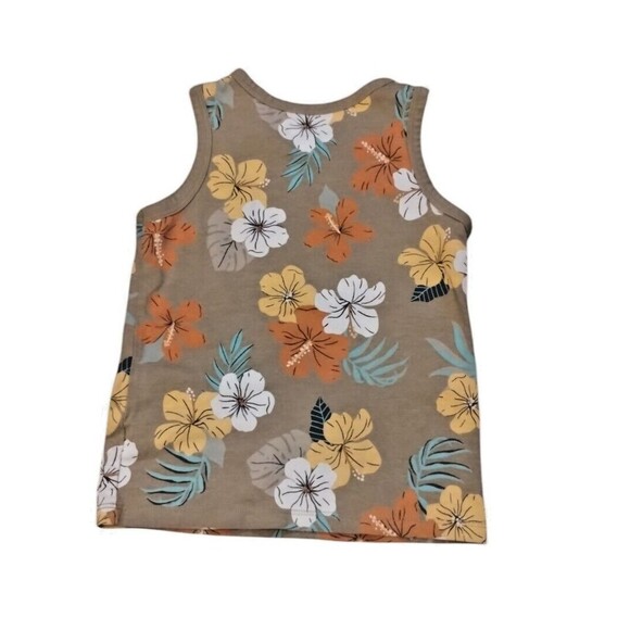 Cat And Jack Two Piece Stretch Skinny Jeans Size 4T Hawaiian Tank 3T - Picture 6 of 7